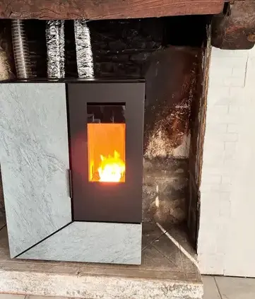 installation de poêle à granulés Cancale-1