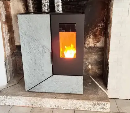 installation de poêle à granulés Saint-Coulomb-4